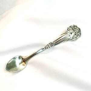 Vintage Solid Sterling Silver 925 Coro Miniature Spoon Brooch 3" Length